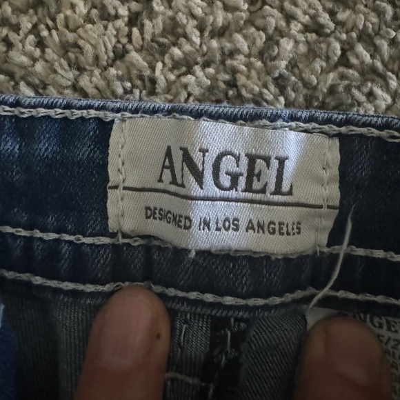 Angel Washed Jewel Bootcut Jeans. Tall size 5/25. - Picture 5 of 6